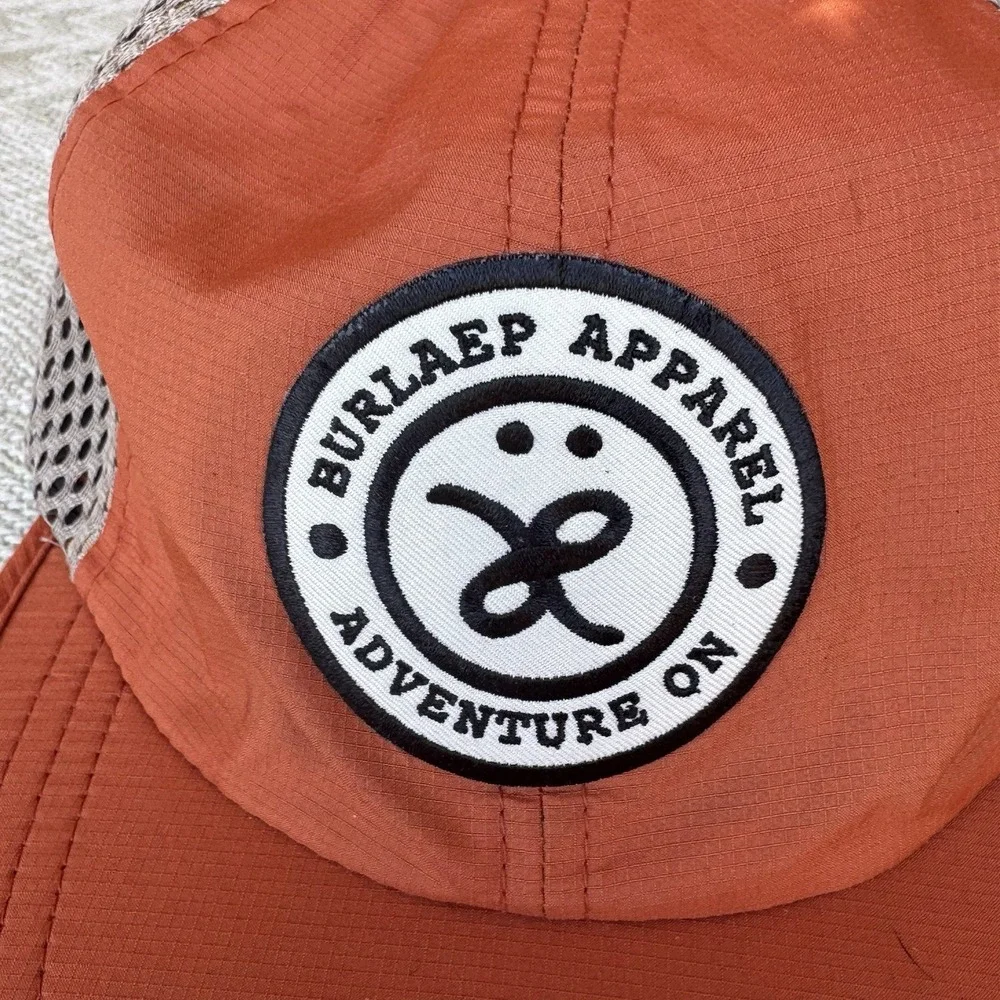 Burlaep Apparel Adventure On Lightweight Camp Trucker‎ Hat Adjustable Strap